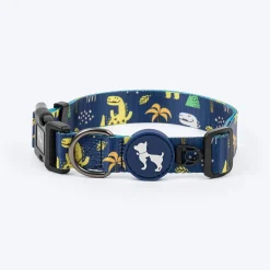 HUFT Dino Land Collar For Dog - Blue