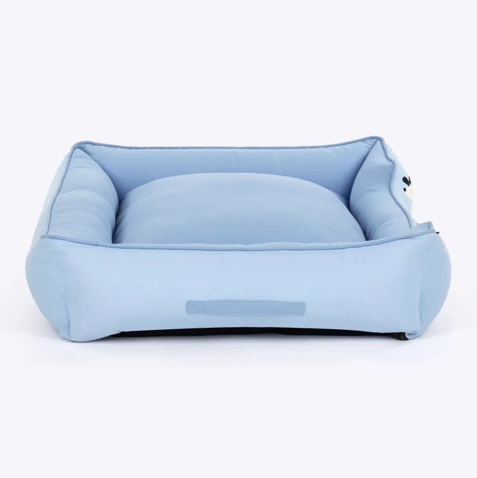 HUFT Doggie Classic Lounger Bed For Dog - Blue