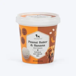HUFT Dog Ice Cream Peanut Butter & Banana With Prebiotics Mix Treat - 40 gm