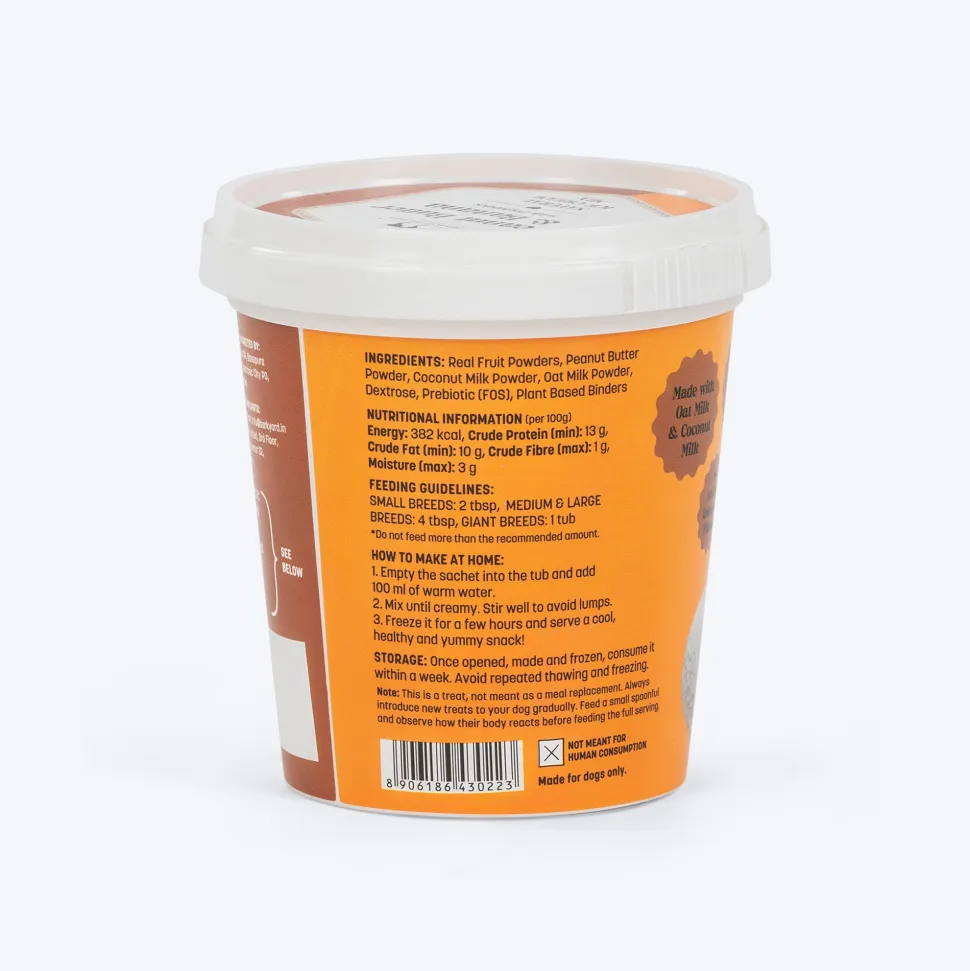 HUFT Dog Ice Cream Peanut Butter & Banana With Prebiotics Mix Treat - 40 gm