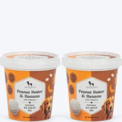 HUFT Dog Ice Cream Peanut Butter & Banana With Prebiotics Mix Treat - 40 gm