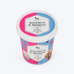 HUFT Dog Ice Cream Strawberry & Blueberry With Prebiotics Mix Treat - 40 gm