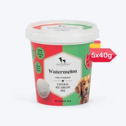 HUFT Dog Ice Cream Watermelon With Prebiotics Mix Treat - 40 gm