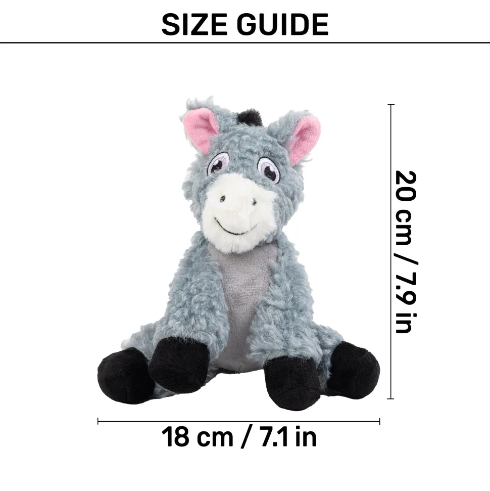 HUFT Donky Donk Plush Toy For Dog - Grey