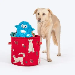 HUFT Doodle Buddy Toy Basket For Dog & Cat - Multicolor