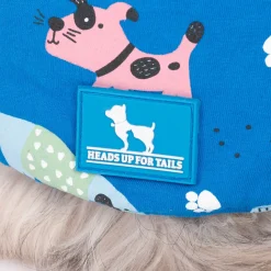 HUFT Doodle Days Printed T-Shirt For Dog - Blue