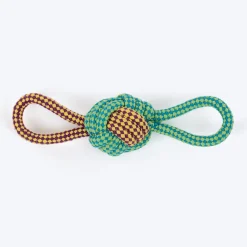 HUFT Double Grip Loop Rope Toy For Dog - Multicolor