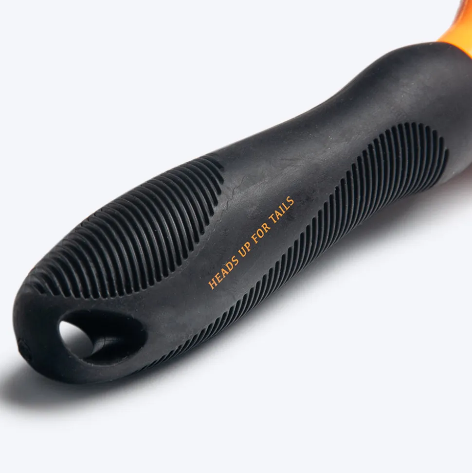 HUFT Double Sided Brush for Dogs & Cats - Orange