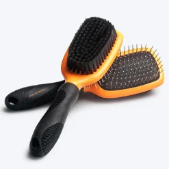 HUFT Double Sided Brush for Dogs & Cats - Orange