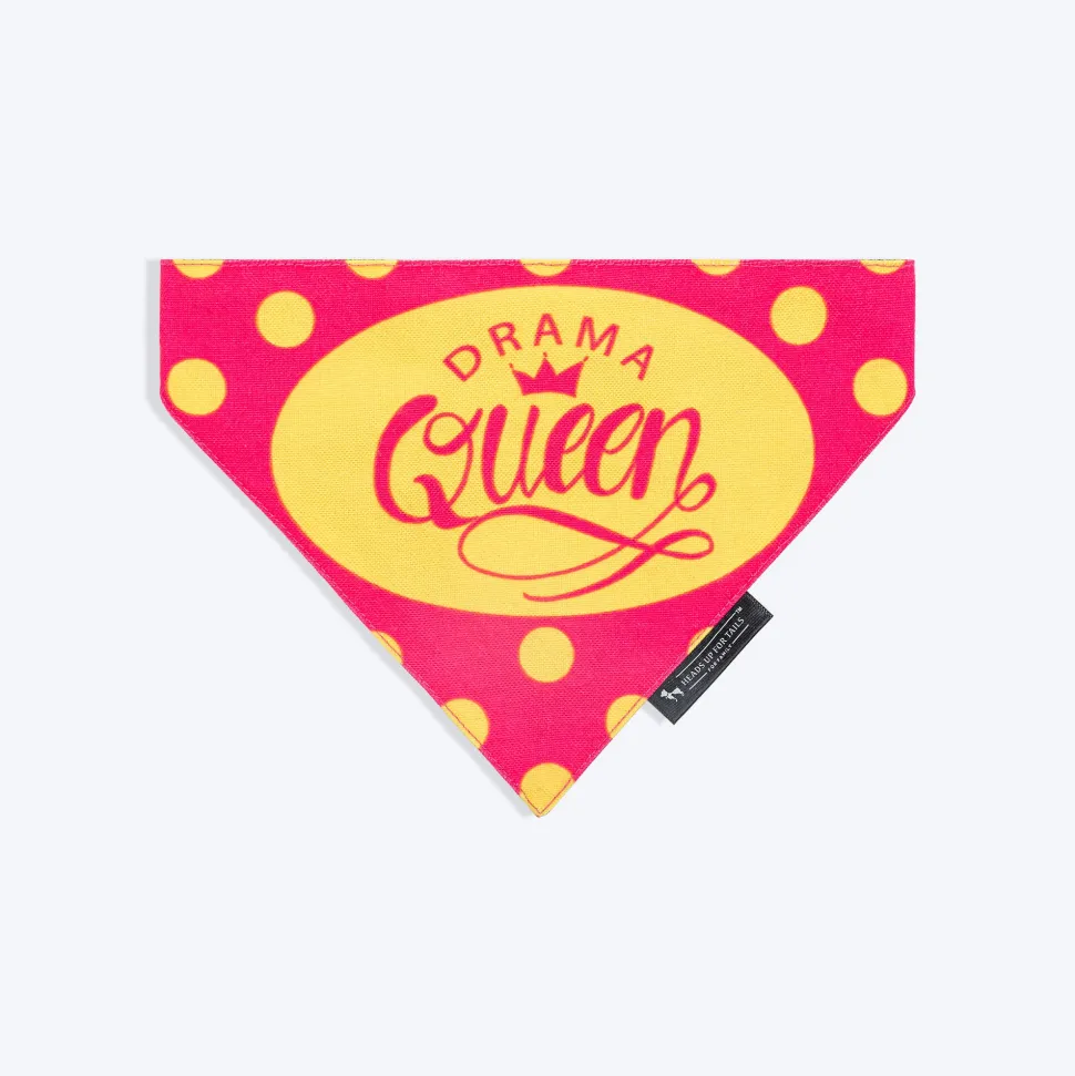 HUFT Drama Queen Bandana For Dog - Pink