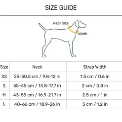 HUFT Dynamic Chevron Collar For Dog - Red & Yellow