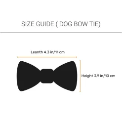 HUFT Festive Bandhej Bling Dog Bow Tie - Pink & Blue