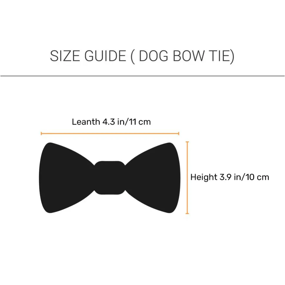 HUFT Festive Bandhej Bling Dog Bow Tie - Pink & Blue