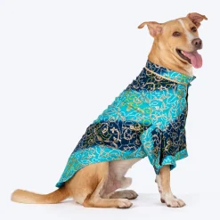 HUFT Festive Bliss Kurta For Dog - Blue