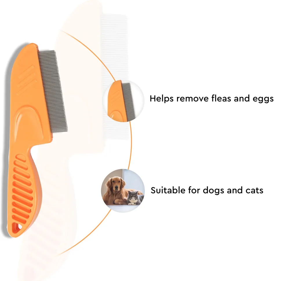HUFT Flea Comb for Cats & Dogs