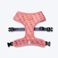 HUFT Flower Child Reversible Harness For Dogs - Blue & Pink