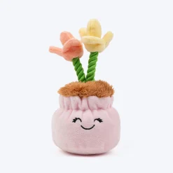 HUFT Flower Power Squeaky Plush Toy For Dog - Multicolor