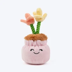 HUFT Flower Power Squeaky Plush Toy For Dog - Multicolor