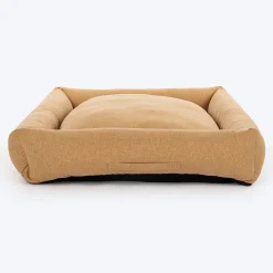 HUFT Flutter Of Love Lounger Bed For Dog - Light Brown