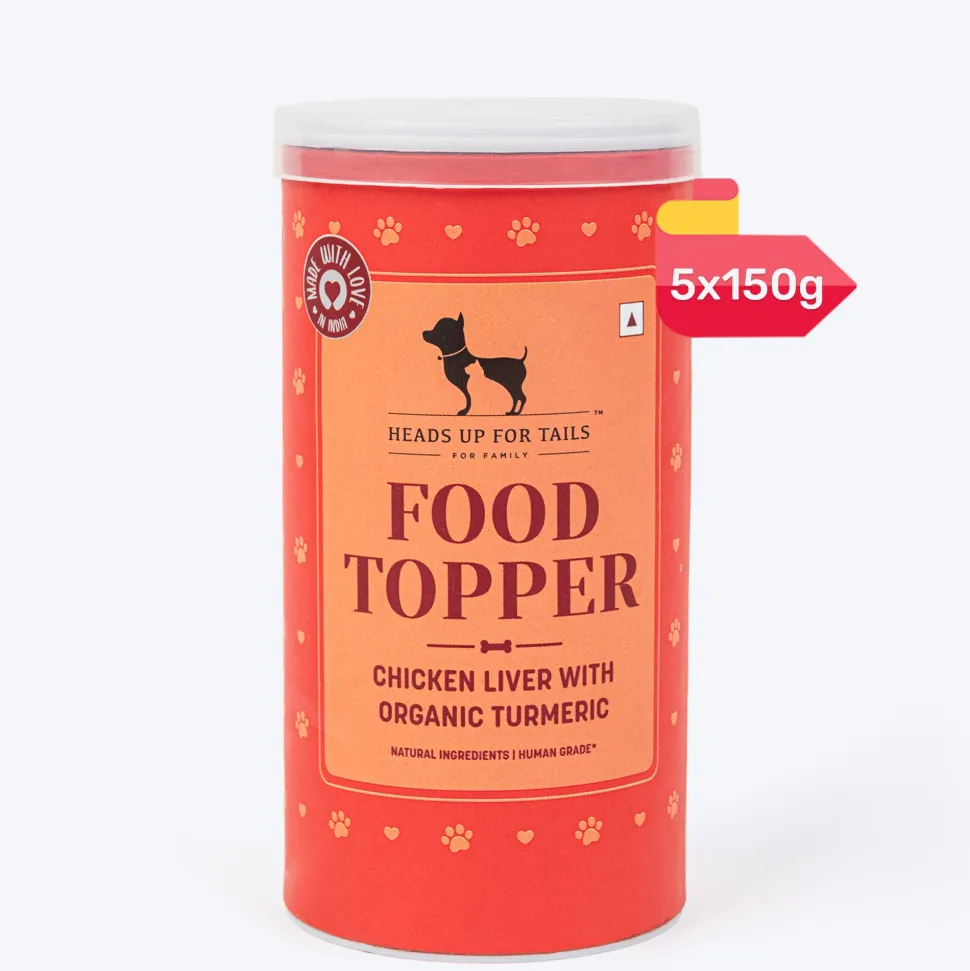 HUFT Food Topper Chicken Liver with Organic Turmeric For Dog
