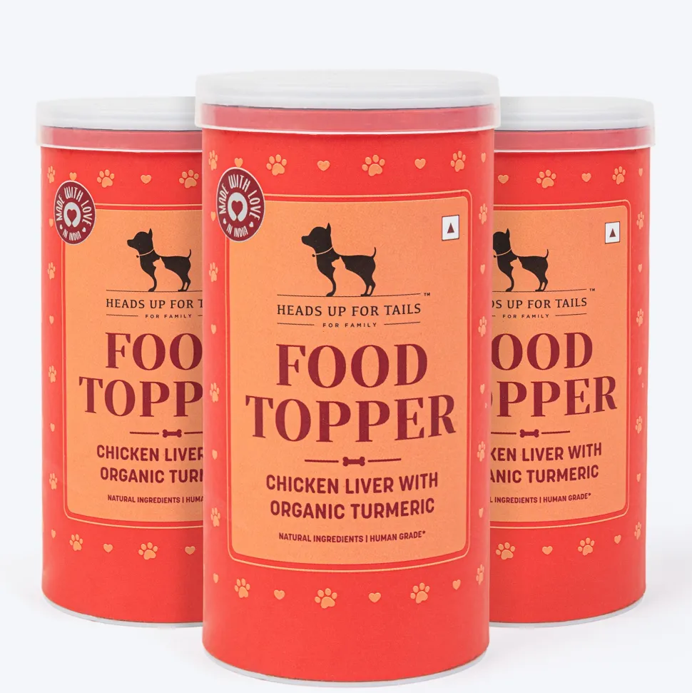 HUFT Food Topper Chicken Liver with Organic Turmeric For Dog