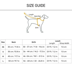 HUFT Free Flow Step-In Harness & Leash Set For Dog - Geomatrix Blue