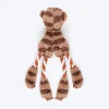 HUFT Funky Monki Plush Dog Toy - Brown