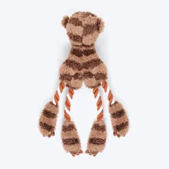 HUFT Funky Monki Plush Dog Toy - Brown