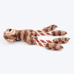HUFT Funky Monki Plush Dog Toy - Brown