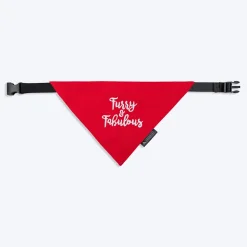 HUFT Furry and Fabulous Dog Bandana - Red