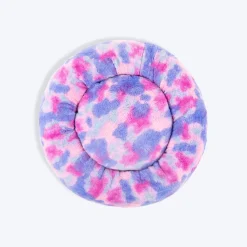 HUFT Furry Bliss Cuddle Bed For Cat & Puppy - Multicolor