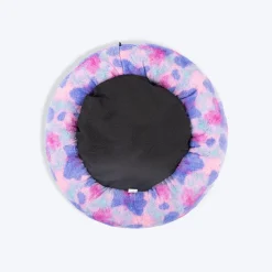 HUFT Furry Bliss Cuddle Bed For Cat & Puppy - Multicolor