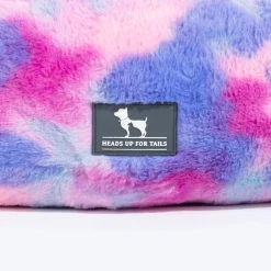 HUFT Furry Bliss Cuddle Bed For Cat & Puppy - Multicolor