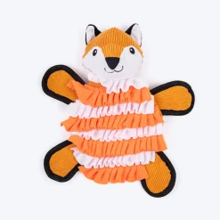 HUFT Fuzzy Fox Snuffle Toy for Dog - Orange