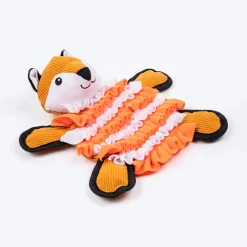 HUFT Fuzzy Fox Snuffle Toy for Dog - Orange