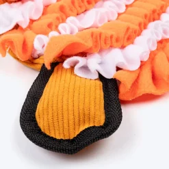 HUFT Fuzzy Fox Snuffle Toy for Dog - Orange