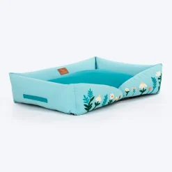 HUFT Gardenia Lounger Bed For Dog - Ice Blue