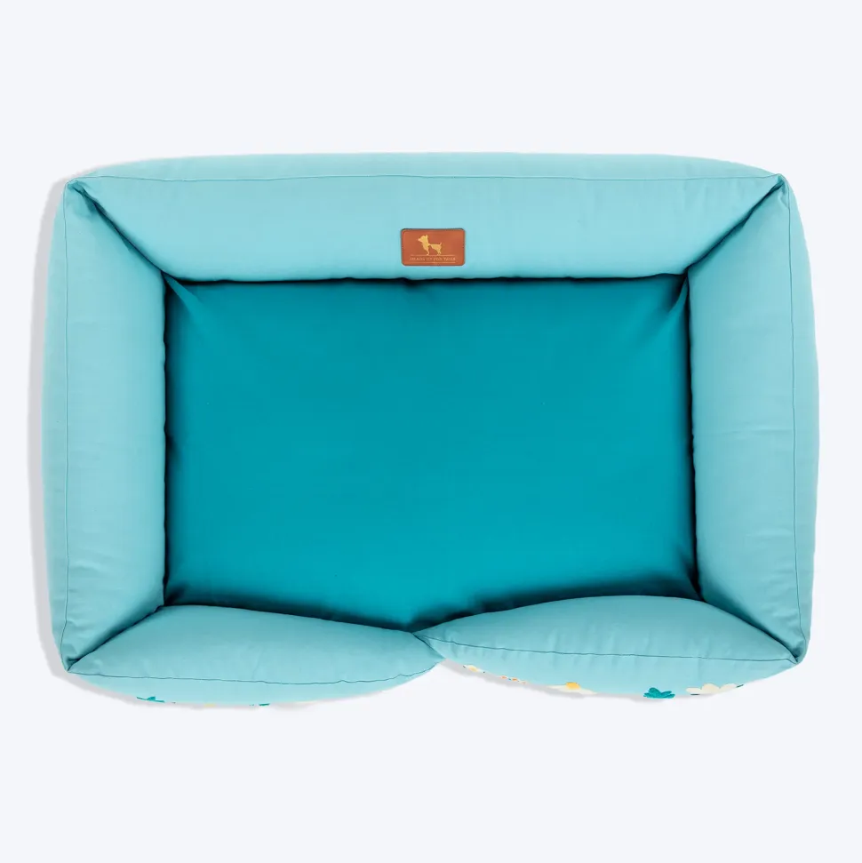 HUFT Gardenia Lounger Bed For Dog - Ice Blue