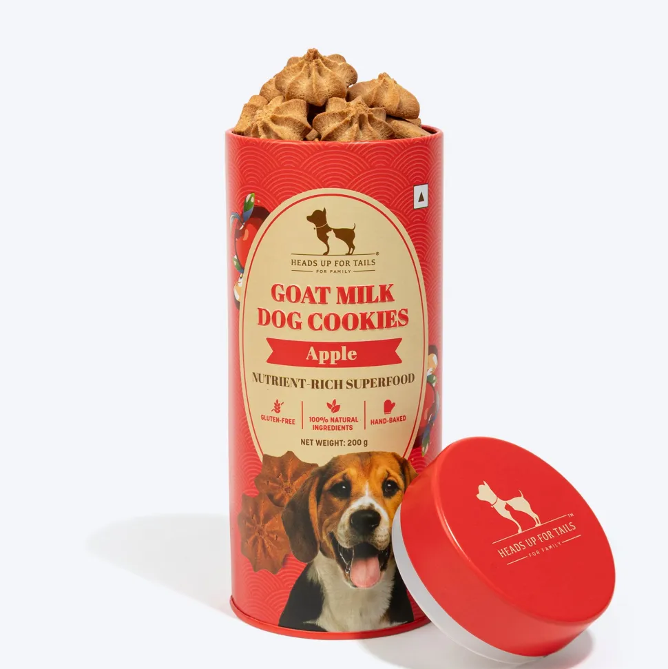 HUFT Goat Milk Dog Cookies - Apple - 200 g