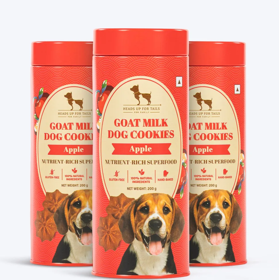 HUFT Goat Milk Dog Cookies - Apple - 200 g