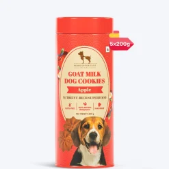 HUFT Goat Milk Dog Cookies - Apple - 200 g