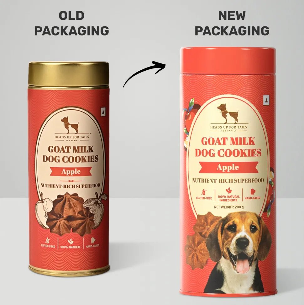 HUFT Goat Milk Dog Cookies - Apple - 200 g