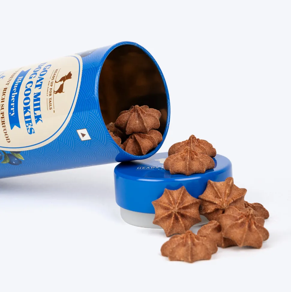 HUFT Goat Milk Dog Cookies - Blueberry - 200 g