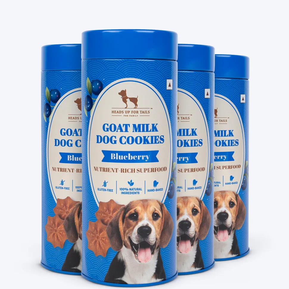 HUFT Goat Milk Dog Cookies - Blueberry - 200 g
