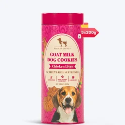 HUFT Goat Milk Dog Cookies - Chicken Liver - 200 g