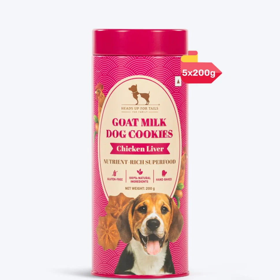 HUFT Goat Milk Dog Cookies - Chicken Liver - 200 g