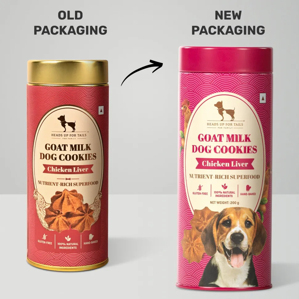 HUFT Goat Milk Dog Cookies - Chicken Liver - 200 g