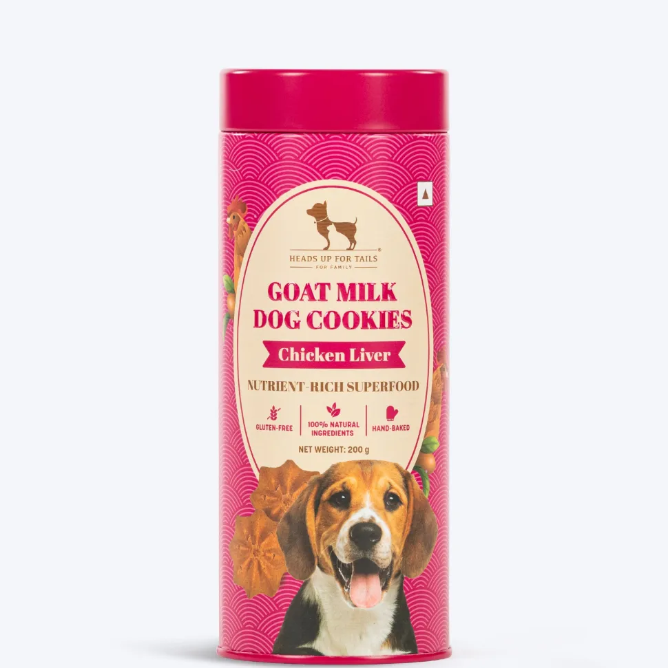 HUFT Goat Milk Dog Cookies - Chicken Liver - 200 g