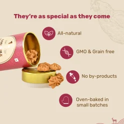 HUFT Goat Milk Dog Cookies - Chicken Liver - 200 g