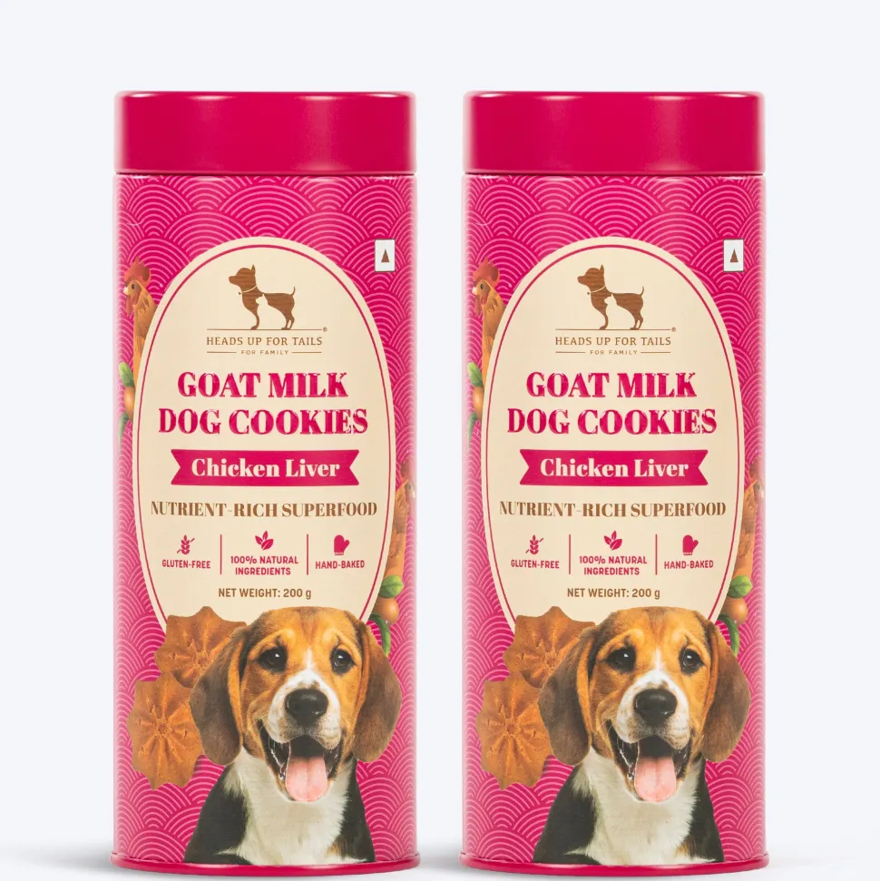 HUFT Goat Milk Dog Cookies - Chicken Liver - 200 g